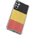 Belgium Flag Distressed Galaxy A14 5G Clear Case